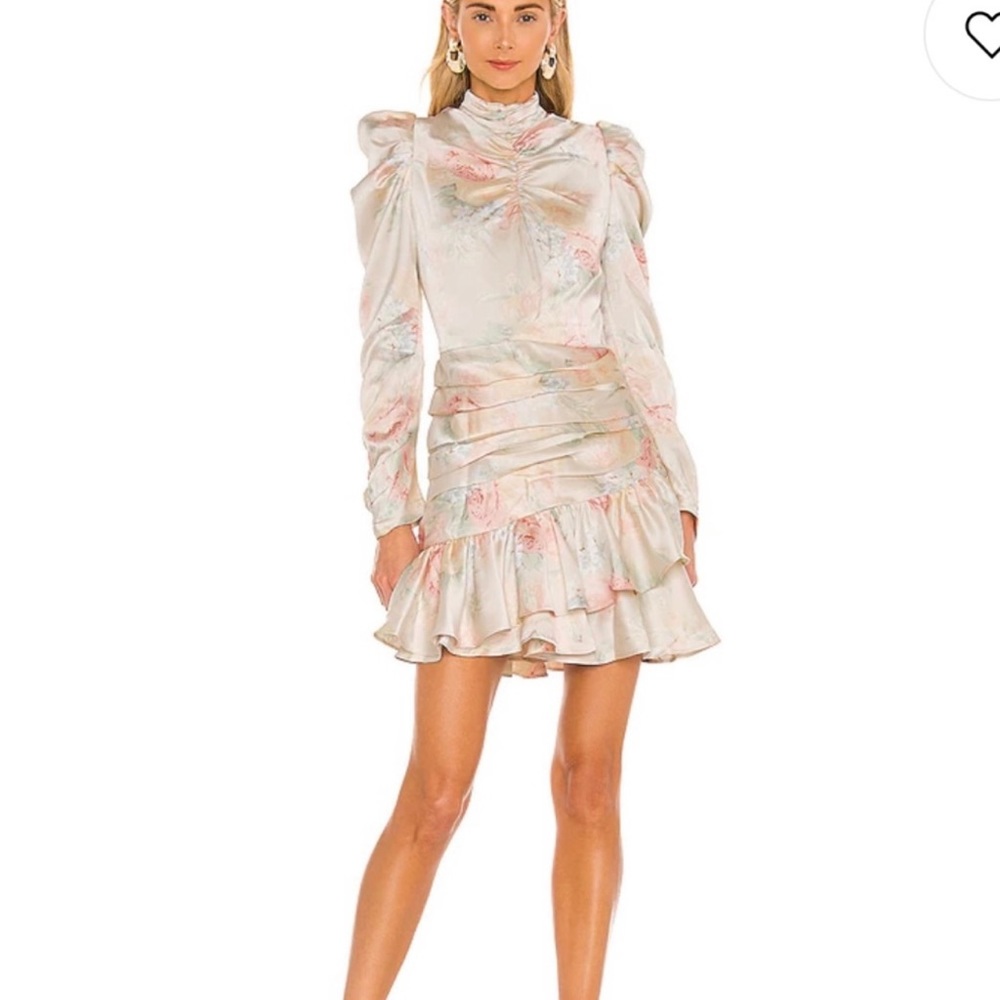 Bardot Sharna Mini Dress in Wallpaper Floral